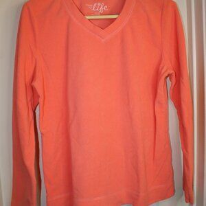 V-Neck Super Soft Sweat Shirt Made for Life Size M.  100% Polyester